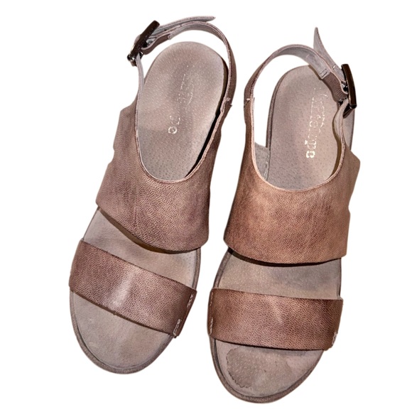 ANTELOPE LEATHER SUEDE WEDGES WOMEN’S Shoes size 36 6 - Picture 10 of 17